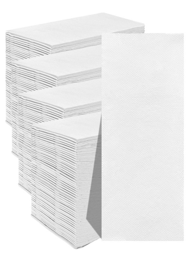 JEBBLAS 200Pack Disposable Guest Towels, Disposable Paper Napkins, Bathroom Napkins Guest Disposable, 15.7''x15.7''Paper Hand Towel for Kitchen, Parties, Wedding, Thanksgiving - Image 1